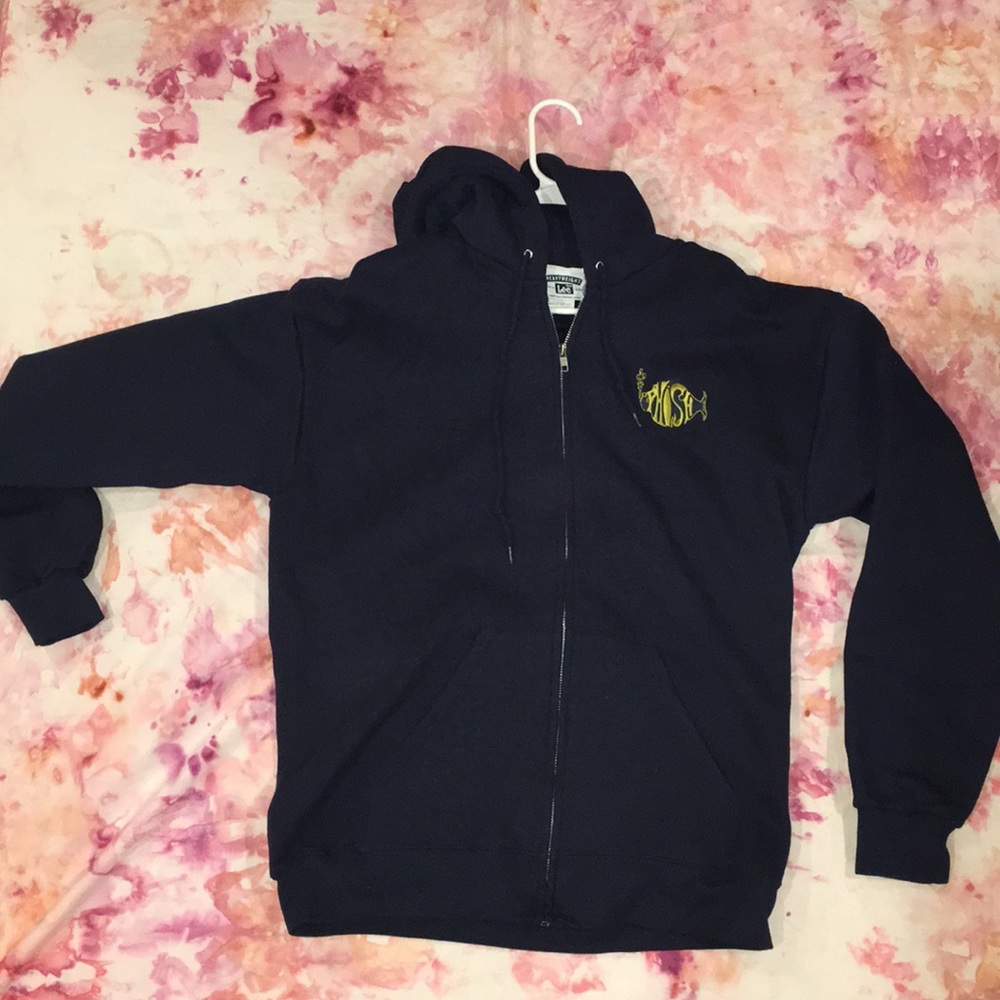 Authentic Vintage Phish embroidered zip up 1990s